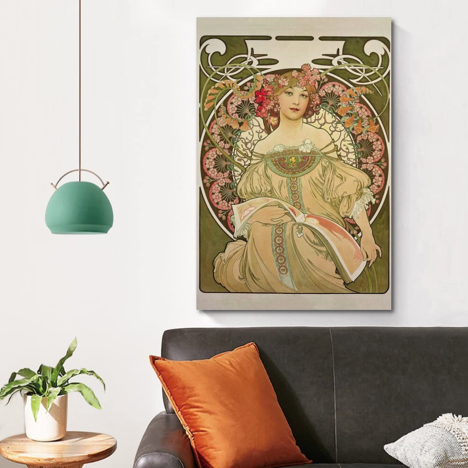 DIY Painting Kits for Adults Daydream Alphonse Mucha Painting by Alphonse Mucha Arts Craft for Home Wall Decor