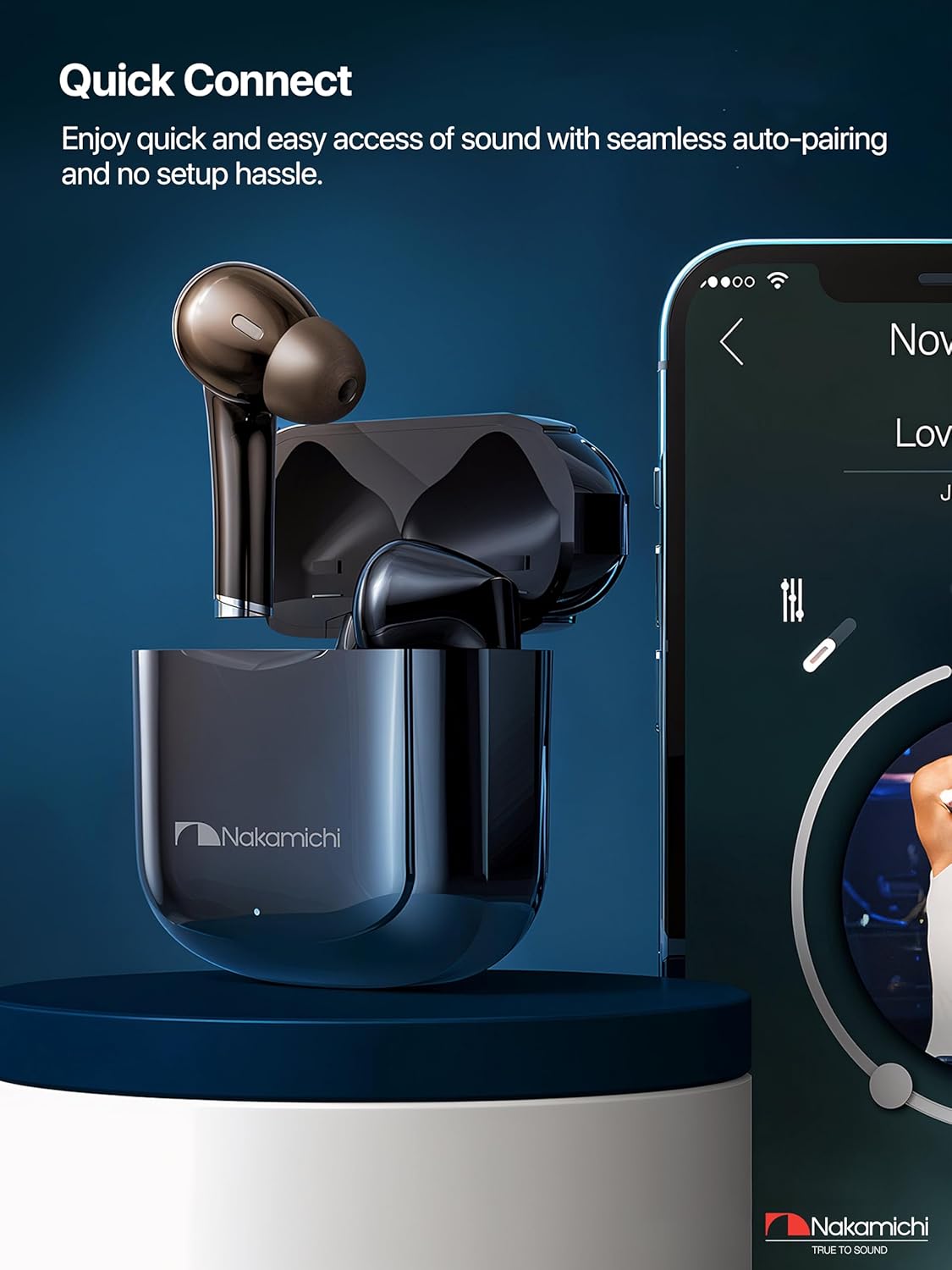 Nakamichi TW2XS Quick Connect Pairing