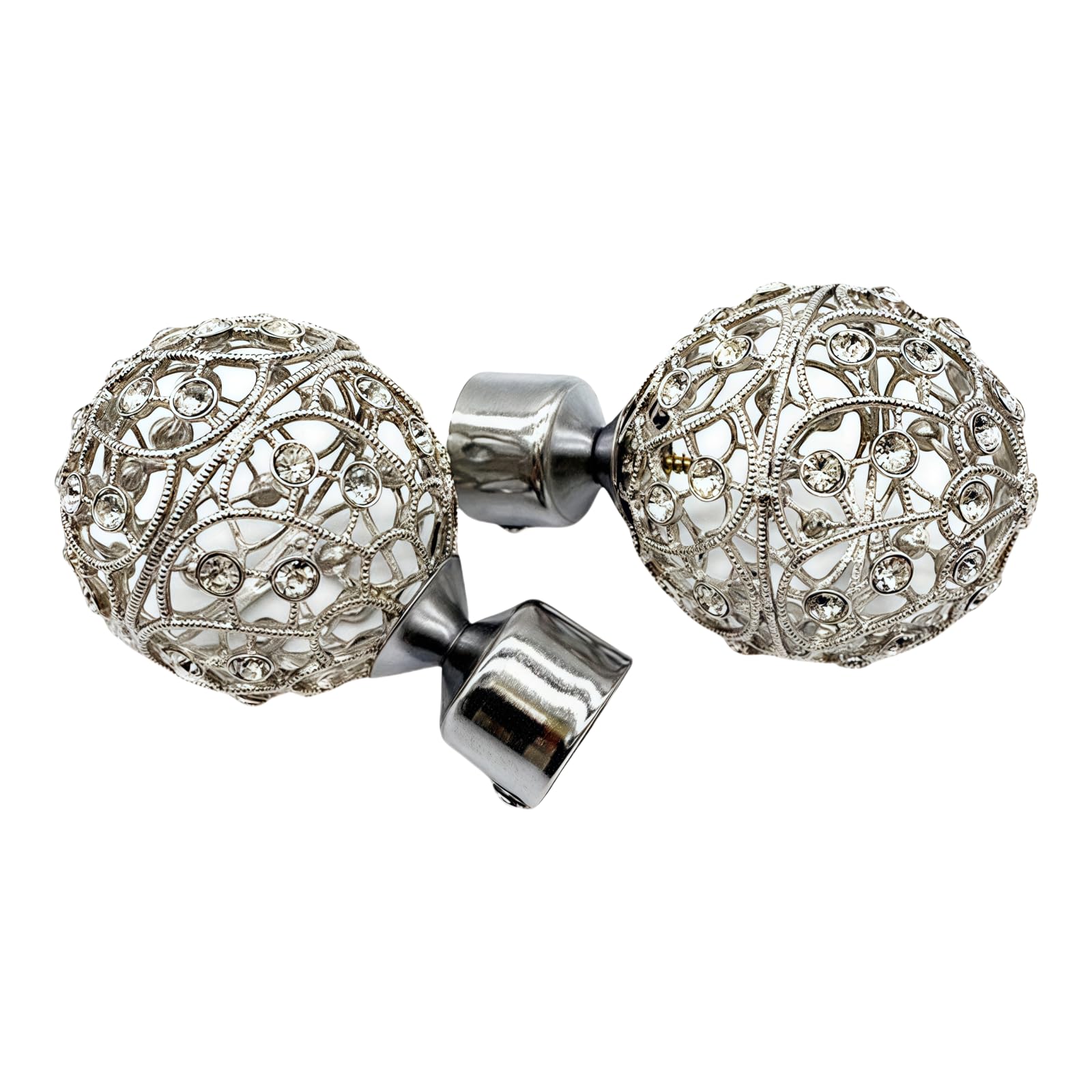 Curtain Pole Ends Finials 19mm 25mm 28mm zinc alloy hand drilled Roman rod end decorative head