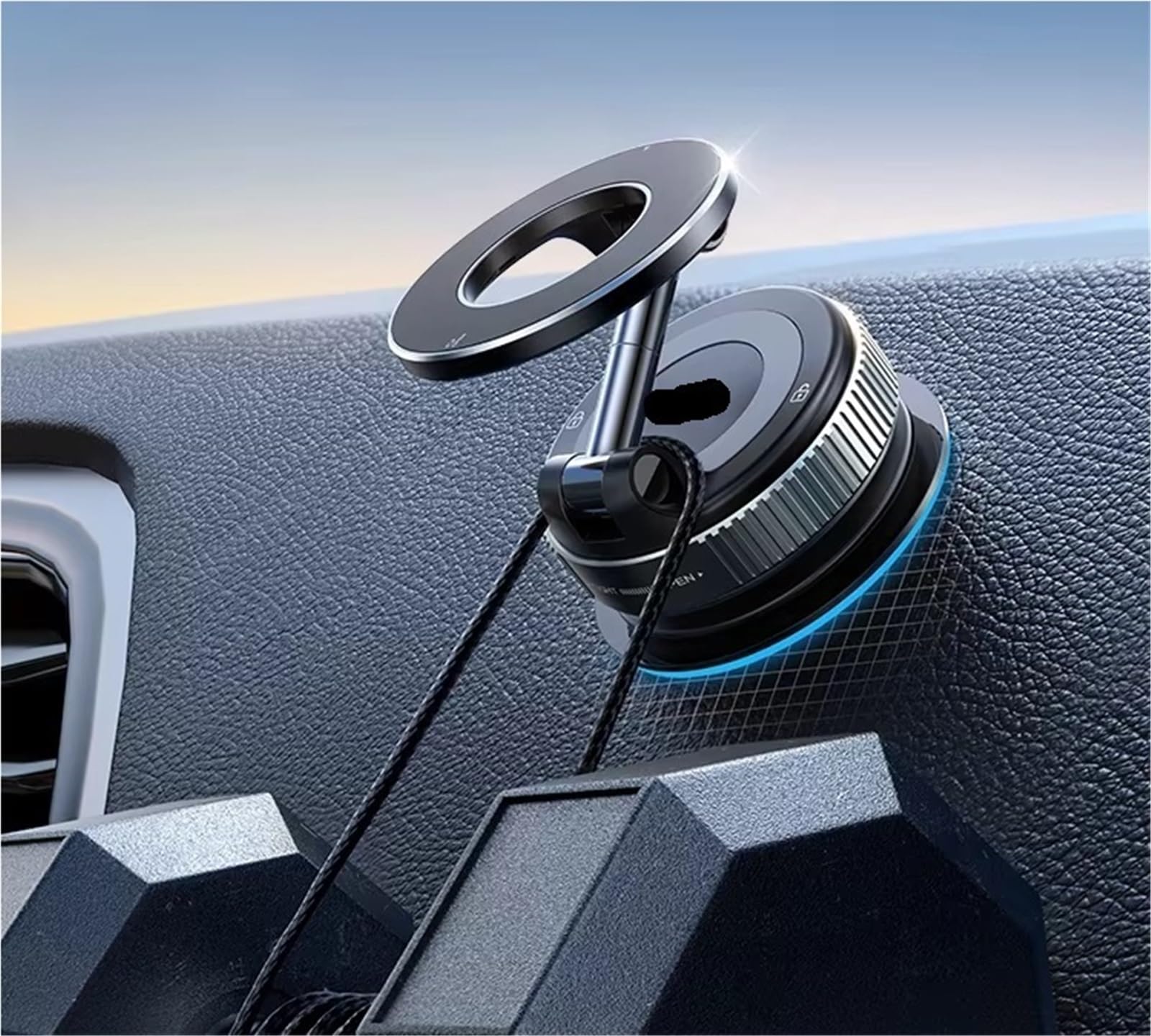 para Samsung Universal Joyroom Ventosa Magnética Soporte para Teléfono Magnético Al Vacío Soporte con 360 ° Puntal Metal Soporte Móvil Coche
