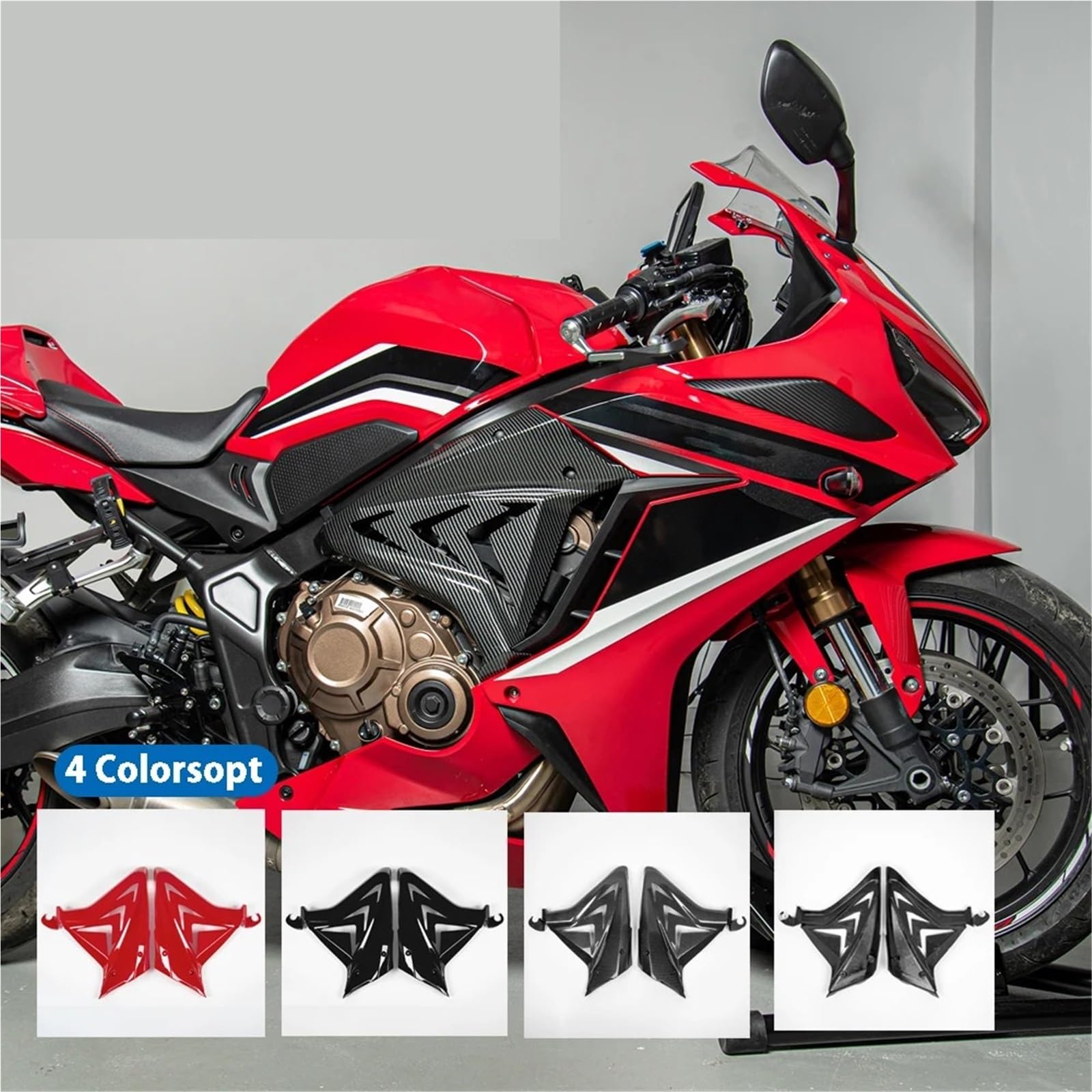 Osłona boczna siedzenia motocykla Panel osłony nadwozia pasuje do Honda CBR 650R 2019-2022 Motorcycle Cowl Fairing Cover