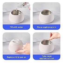 Zima Dental Pod: Ultrasonic Retainer Cleaner. The Original Retainer Cleaner Machine, Aligner Cleaner, Nightguard Cleaner, Mouthguard Cleaner, Denture Cleaner. Ultrasonic Cleaner For Oral Dental Care