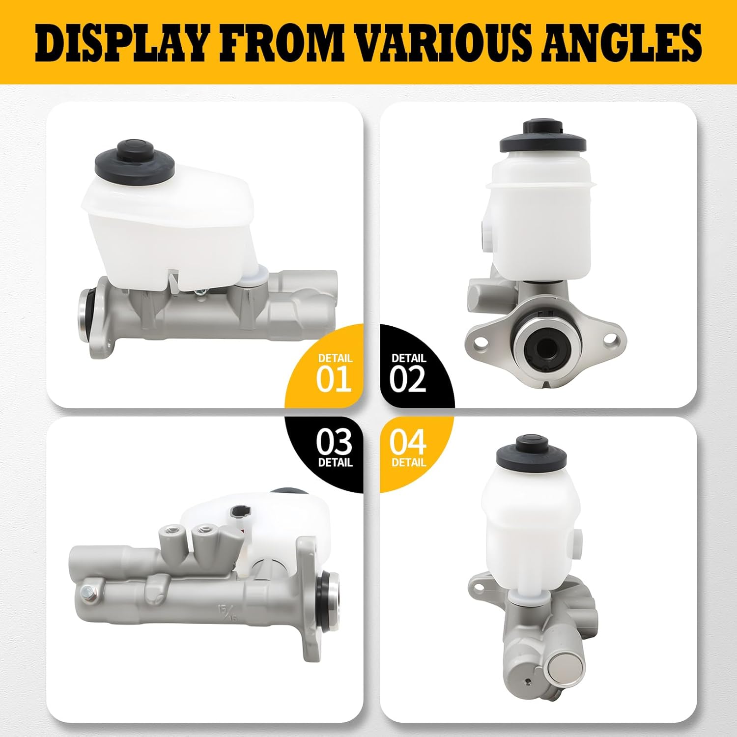 472013D380 Brake Master Cylinder with Reservoir Compatible with 1996-2000 4Runner 2.7L/3.4L M390367 MC390367