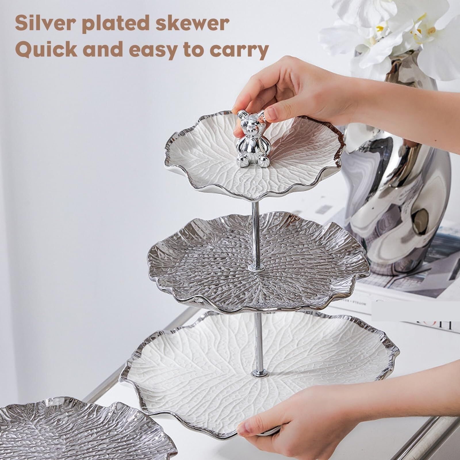 Podstawka pod tort, Porcelanowy stojak na ciasto