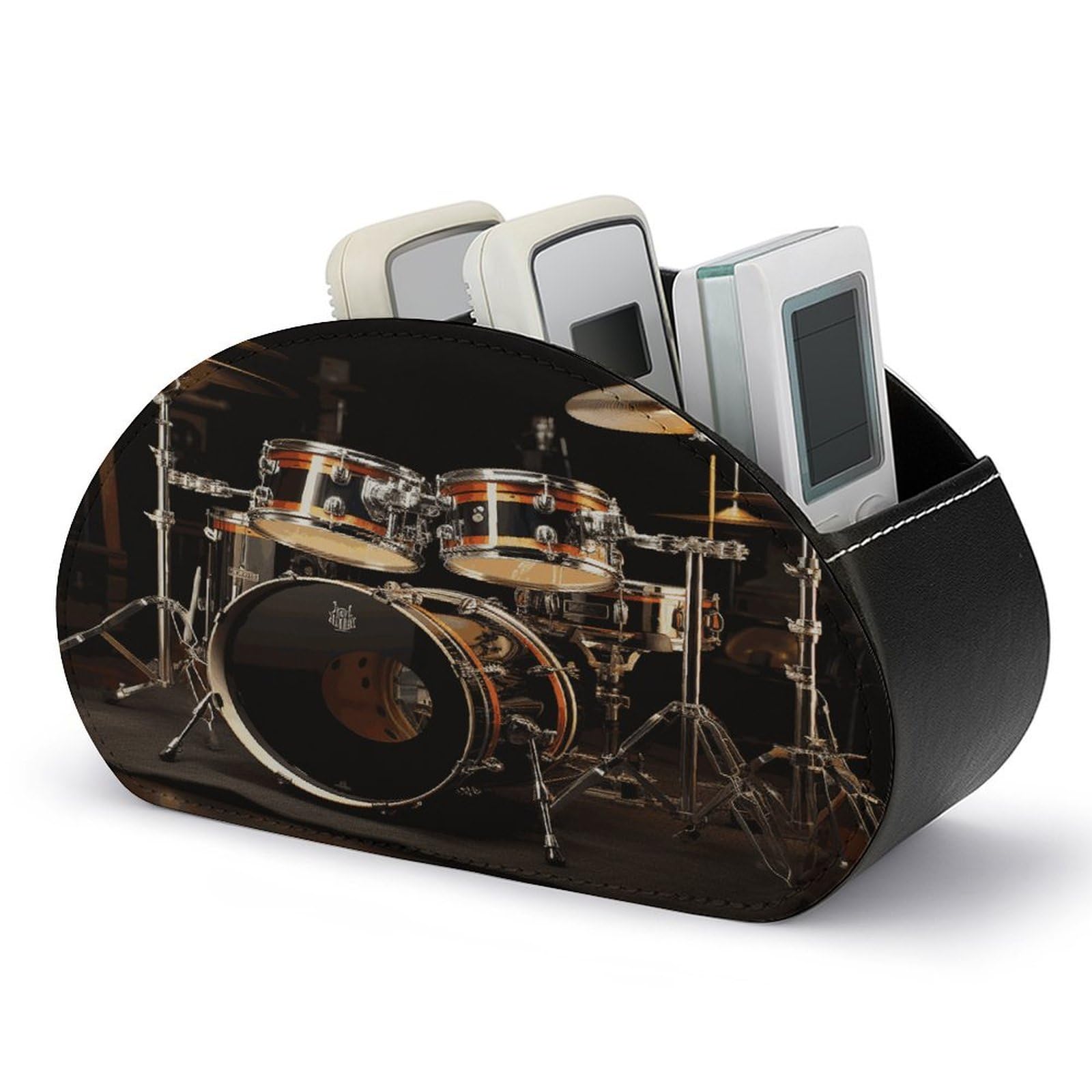 Btcowzrv Style Drum Set Remote Control Holder With 5 Compartments