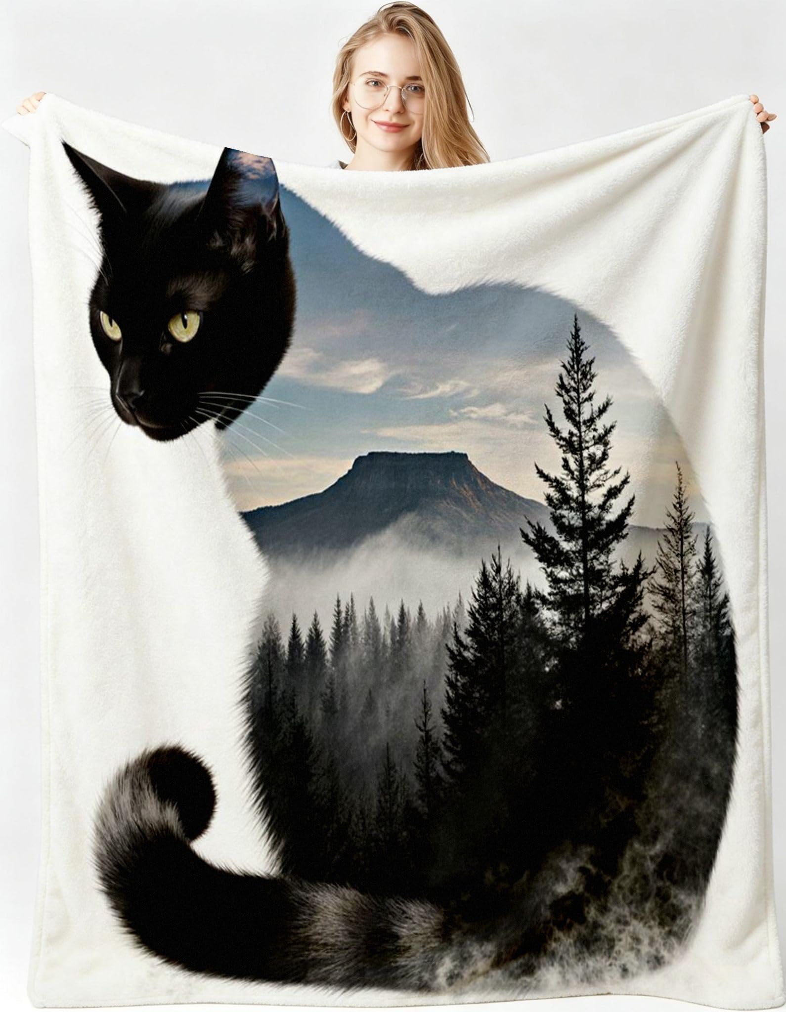 Manta Grande 180x220 cm Oso Polar Animal Polar Franela Térmica-A368