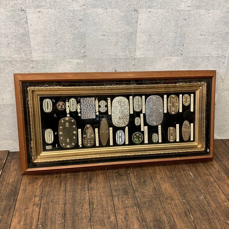 Amazon.co.jp: 昭和レトロ 24GP 大判 小判 レプリカ 壁掛け飾り