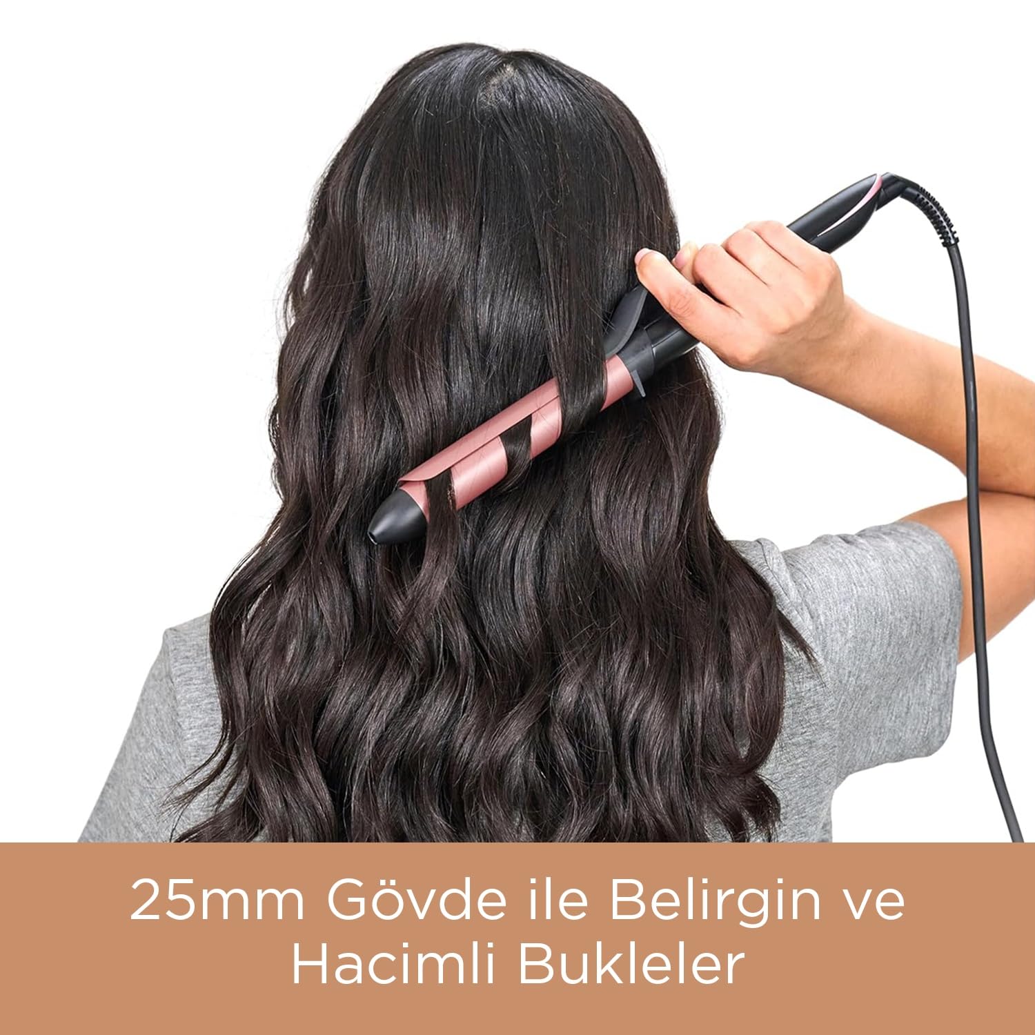 Babyliss Rose Quartz 25Mm Tong Saç Maşası, C451E