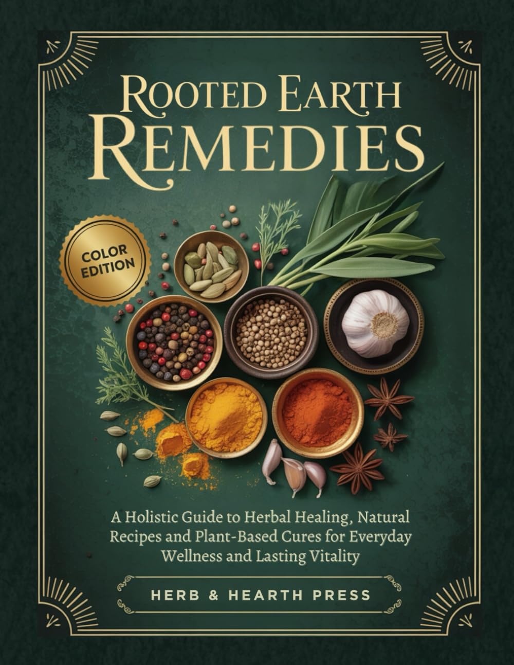 Rooted Earth Remedies: A Holistic Guide to Herbal Healing, Natural Recipes and Plant-Based Cures for Everyday Wellness and Lasting Vitality
