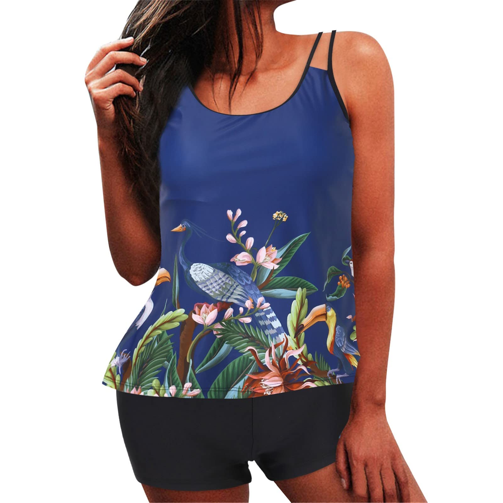 Genérico Bikinis Mujer 2024 Push Up Halter Bikini Traje de baño Acolchado Bra Tops y Braguitas Bikini Sets Talla Grande Bañador Vacaciones Bikinis Tallas Grandes Tankini De Baño Mujer Talla Grande Baratos