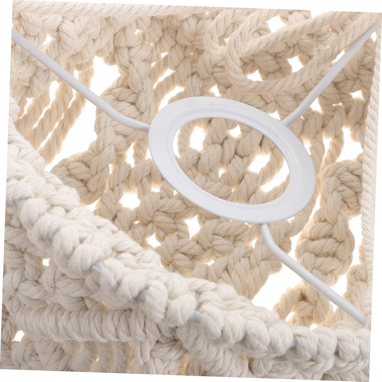 PRETYZOOM Ceiling Lamp Decor Cotton Woven Lampshade Room Decor Hanging Light Shade