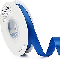 Vista 74 de Ribbli - Cinta de satén roja de doble cara, 1 pulgada x 25 yardas, cinta de tela para uso en ramo de lazos, envoltura de regalo de Navidad, arreglo