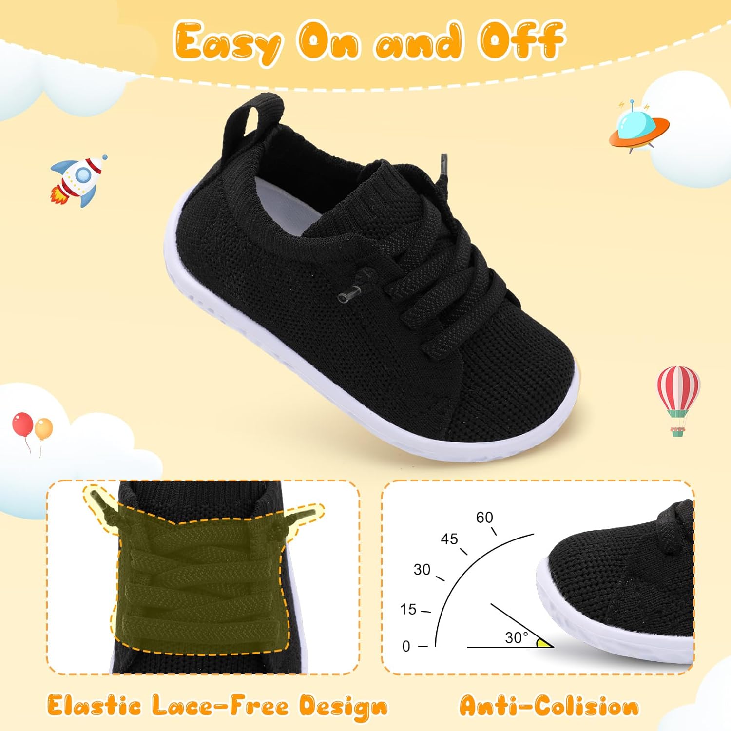 Centipede Demon Baby Shoes Baby Boy Girl First Walking Shoes Breathable Barefoot Infant Shoe Lightweight Slip On Sneakers Soft Sock Shoe - Image 3