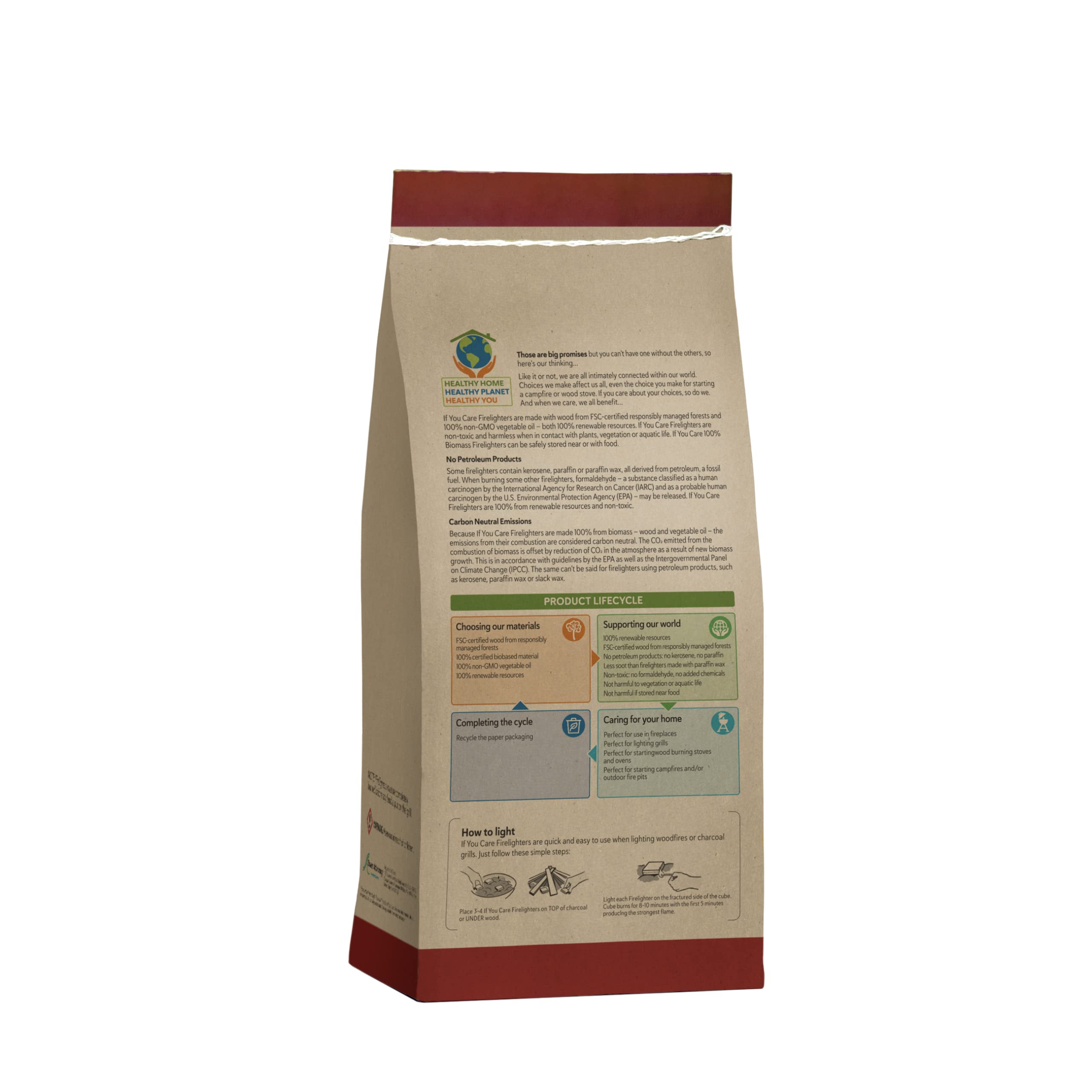 If You Care Firelighters - FSC Certified, 72 ct