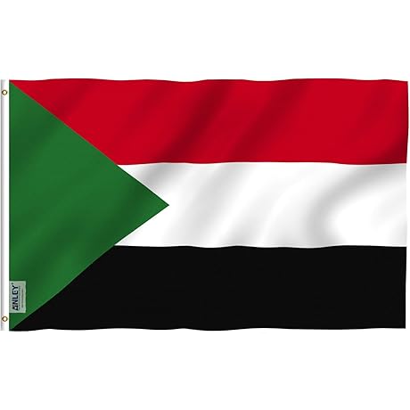 ANLEY Fly Breeze 3x5 Feet Sudan Flag
