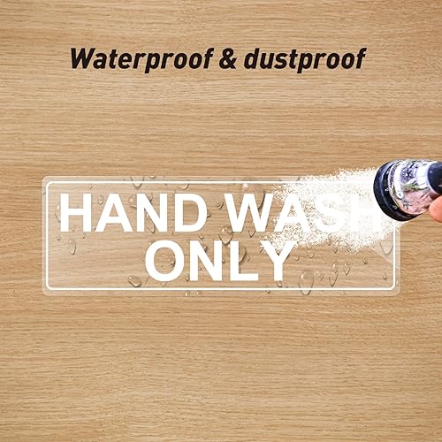 Miniatura 3 de Adhesivos de vinilo para lavar a mano, 6 x 6 pulgadas, removibles, impermeables, autoadhesivas, ventanas, ventanas, ventanas, para negocios,