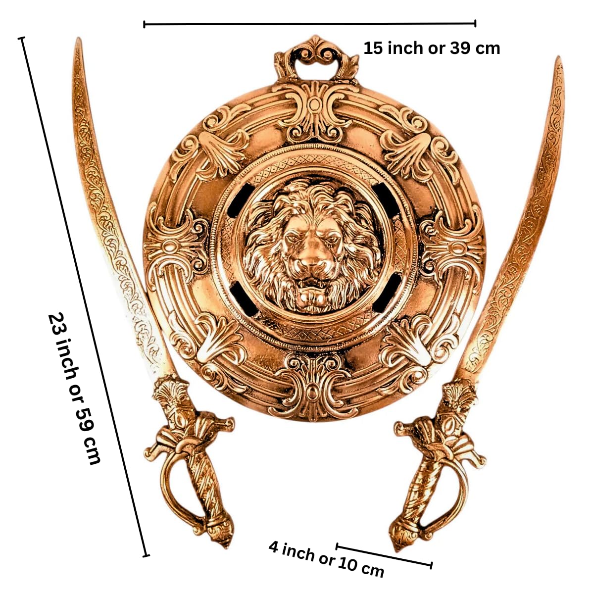 Lion Dhal Talwar Wall Hanging - Home Decor & Gifts -6 Lion Dhal Talwar Wall Hanging - Home Decor & Gifts -6