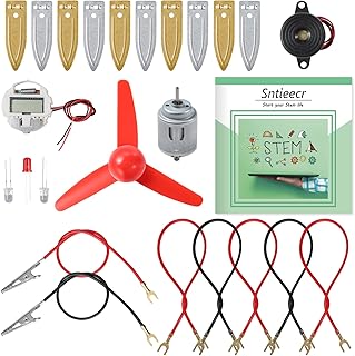 Sntieecr Fruit Battery Science Experiment Kit with Instruction, Potato Science Educational Kit for School Science Project, Kids DIY STEM Lab Experiments