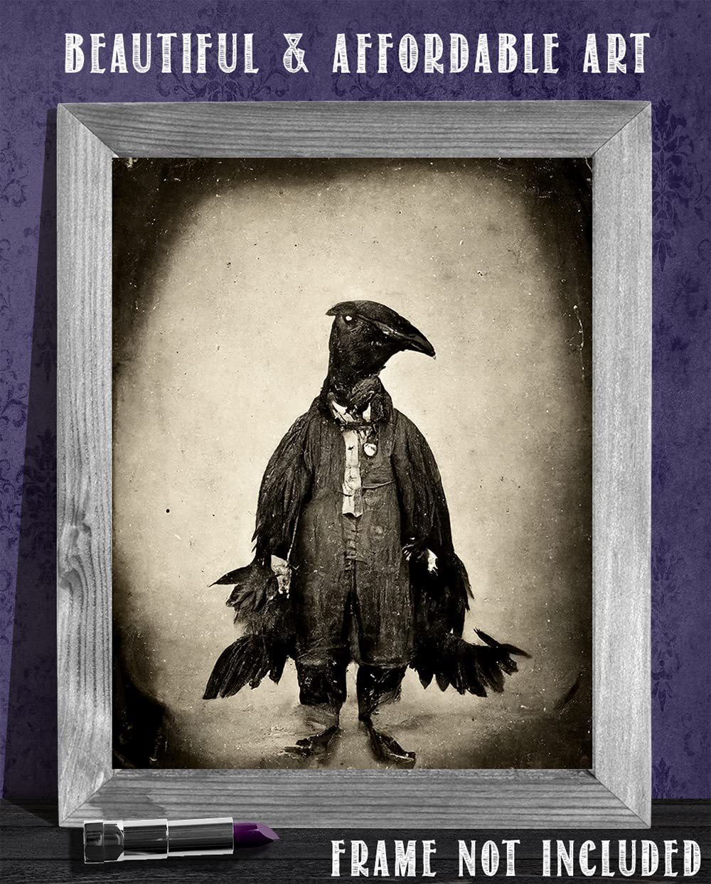 Amazon.com: Raven Man 11x14 Unframed Print – Surreal & Eerie