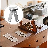 Vista 9 de Bisagras de acero inoxidable, 2 piezas de bisagras pesadas para gabinetes de cocina, bisagra de puerta, bisagras de bisagra de alta resistencia