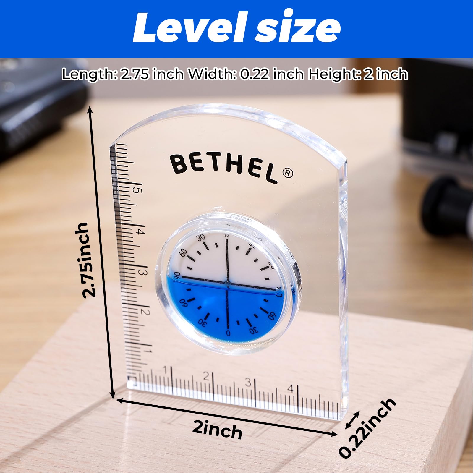 BETHEL Circular Level - Bubble Spirit Level -3