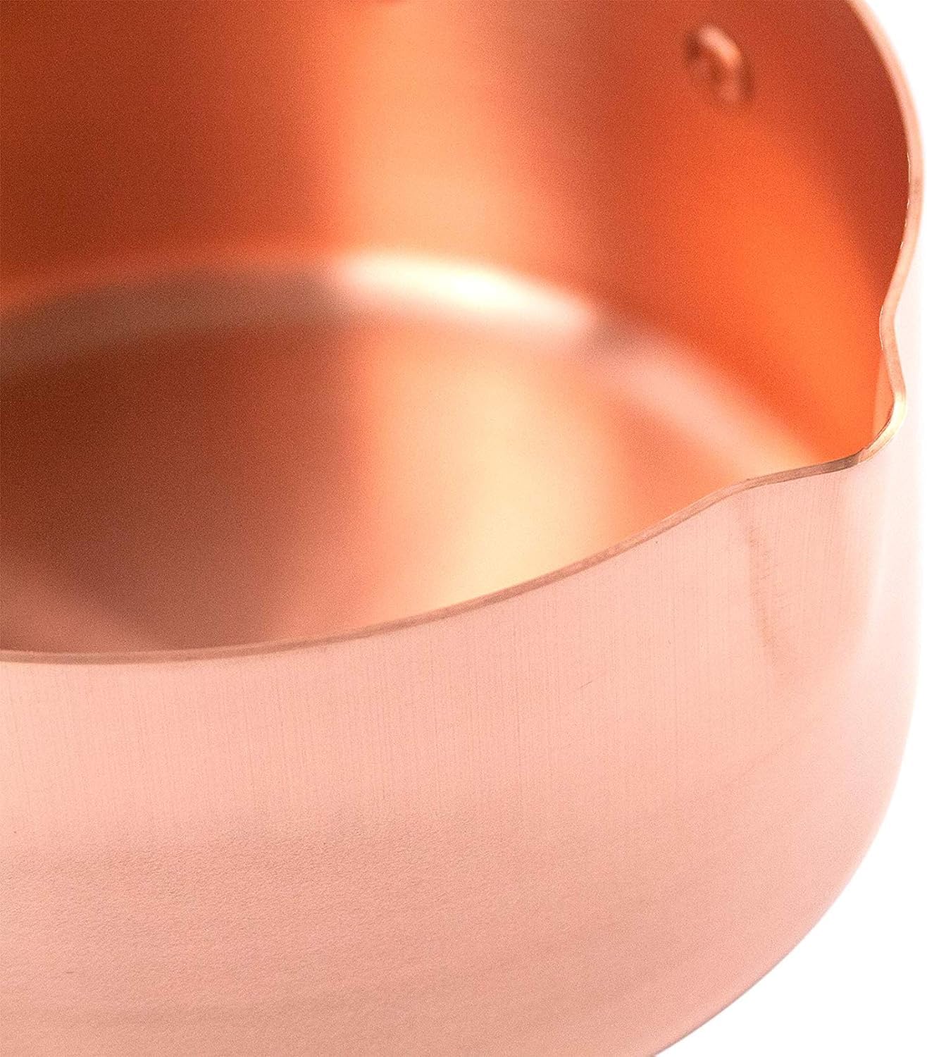 Kupferkasserolle Induktion für Karamell Ø 16 cm Durchmesser, Zuckertopf (Kupfer Induction)