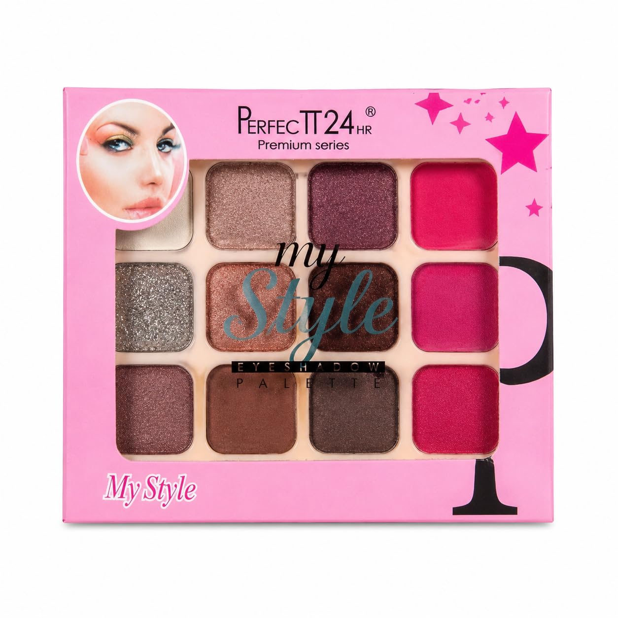 PerfectT 24 HR Premium Series My Style Makeup Palette | Multi Color Eyeshadow & Blush Palette-image-48