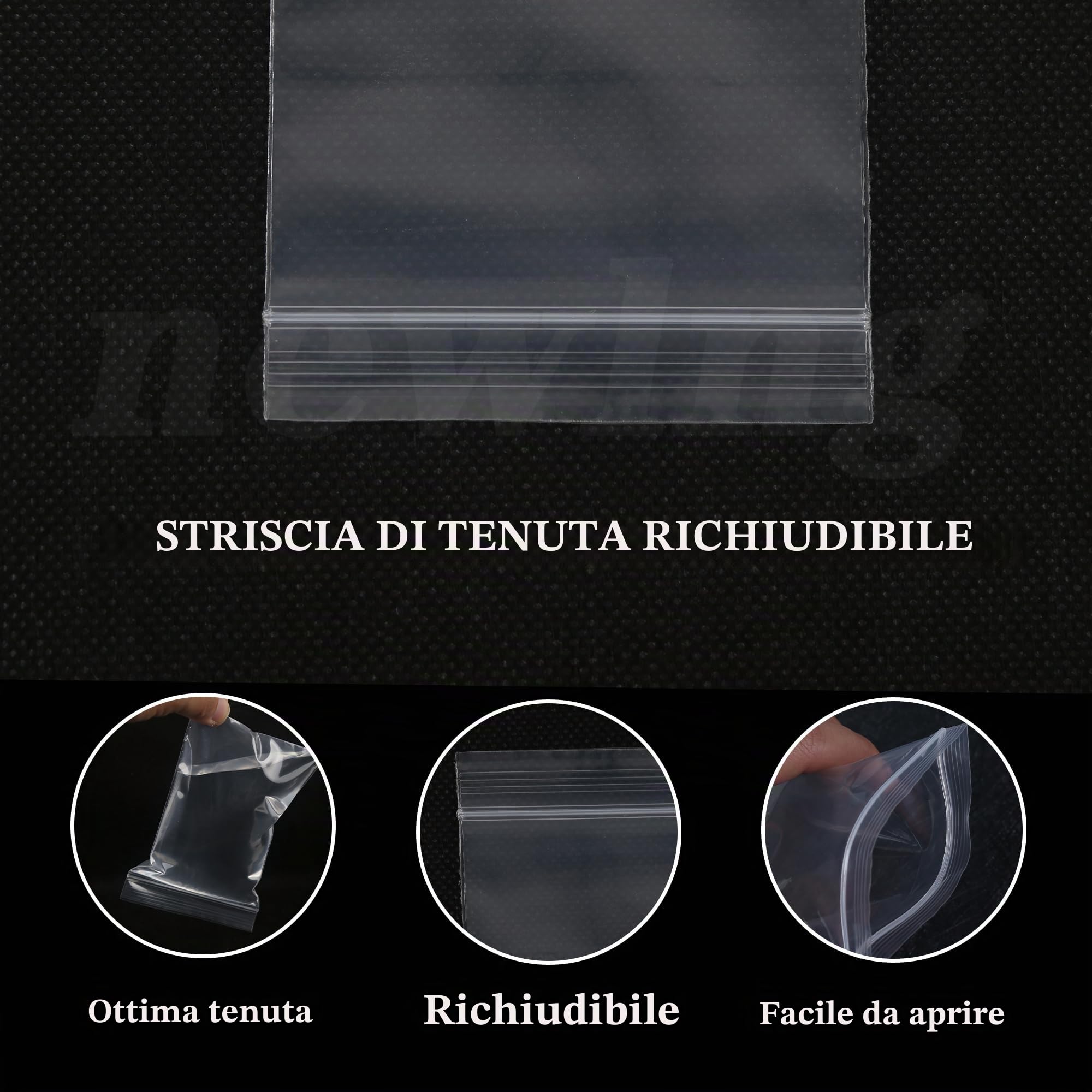 newlng 100pezzo Buste Trasparenti con Chiusura Bustine Trasparenti Richiudibili Sacchetti Alimenti con 35cm X 45cm Adatto per Libri vestiti Cappelli Sciarpe Scarpe (Disponibili in Varie Misure)