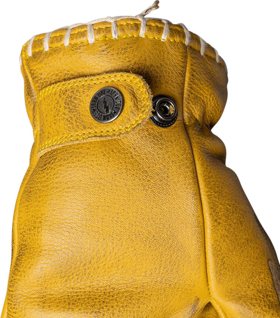 John Doe - Guanti da moto Coyote giallo/grigio M | Compatibile con touch screen