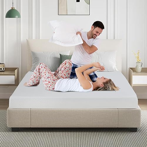 Miniatura 57 de CertiPUR-US - Colchón individual de espuma viscoelástica de gel de 5 pulgadas en una caja, colchón de cama cómodo transpirable de resorte de firmeza