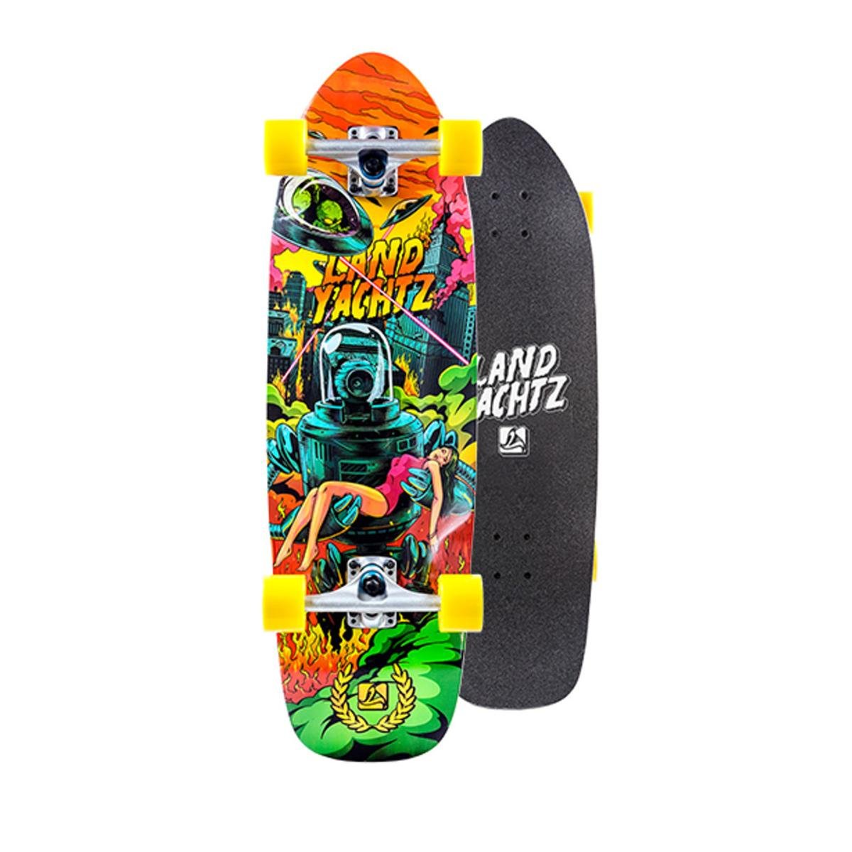 Peacemaker skate cruise1078 コンプリート Landyachtz Peacemaker UFO Girl Complete Skateboard Cruiser