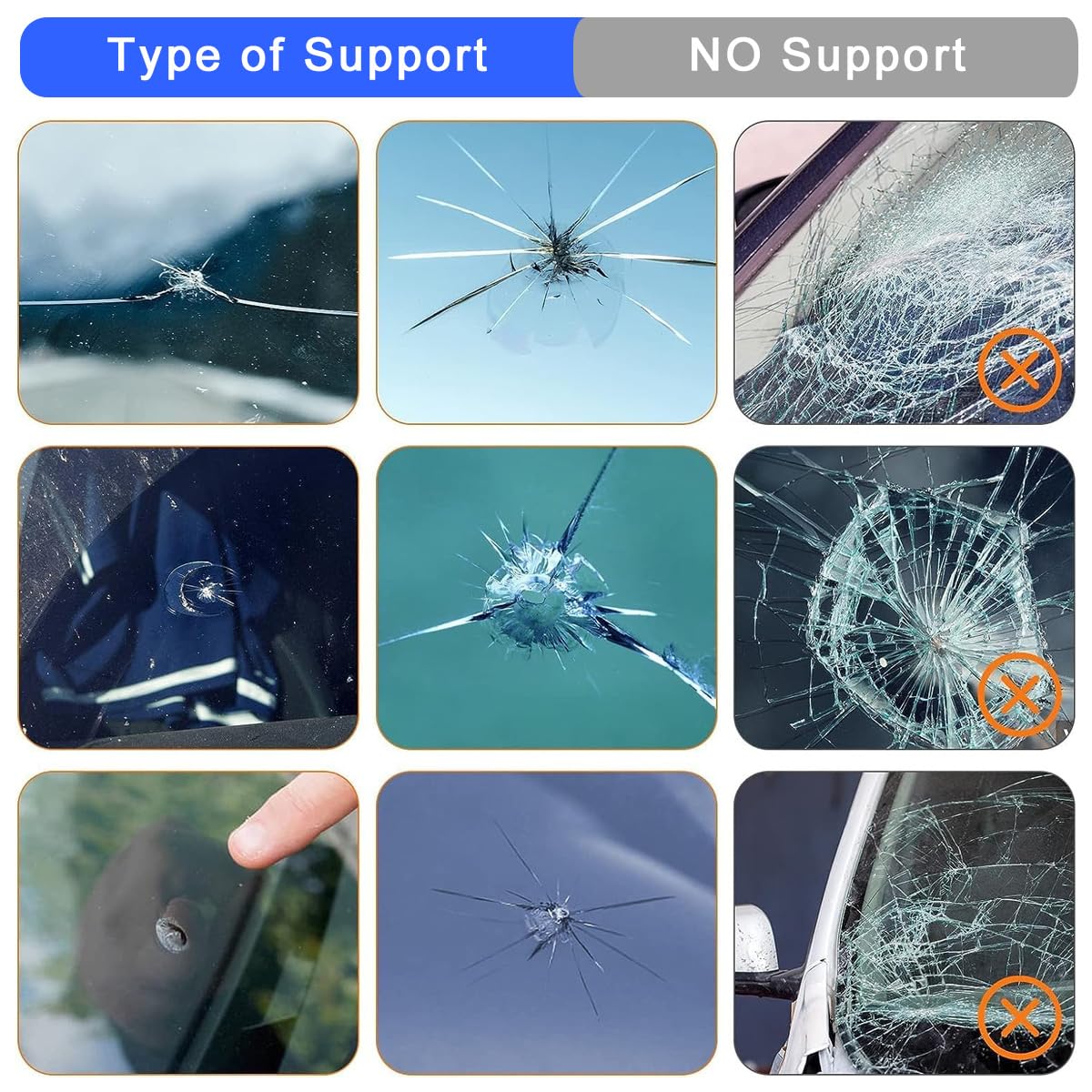 Kit Riparazione Parabrezza Auto - Con Resina E Lampada UV Per Riparare Crepe E Scheggiature - Foto 10