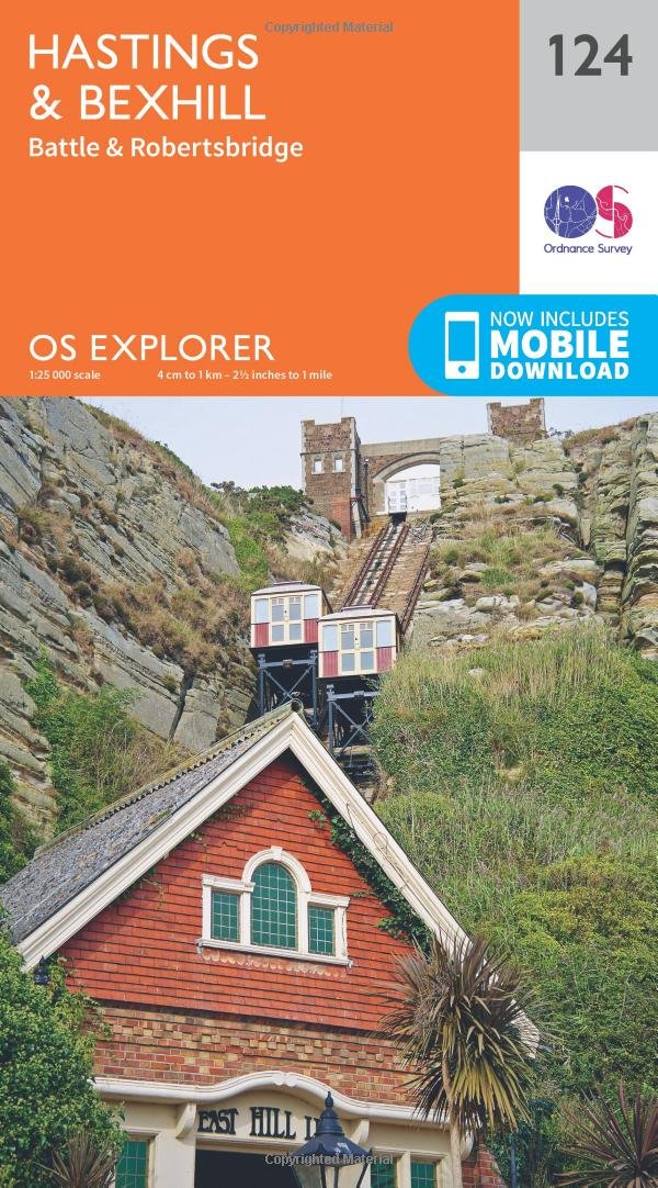 Hastings & Bexhill Map | Battle & Robertsbridge | Ordnance Survey | OS Explorer