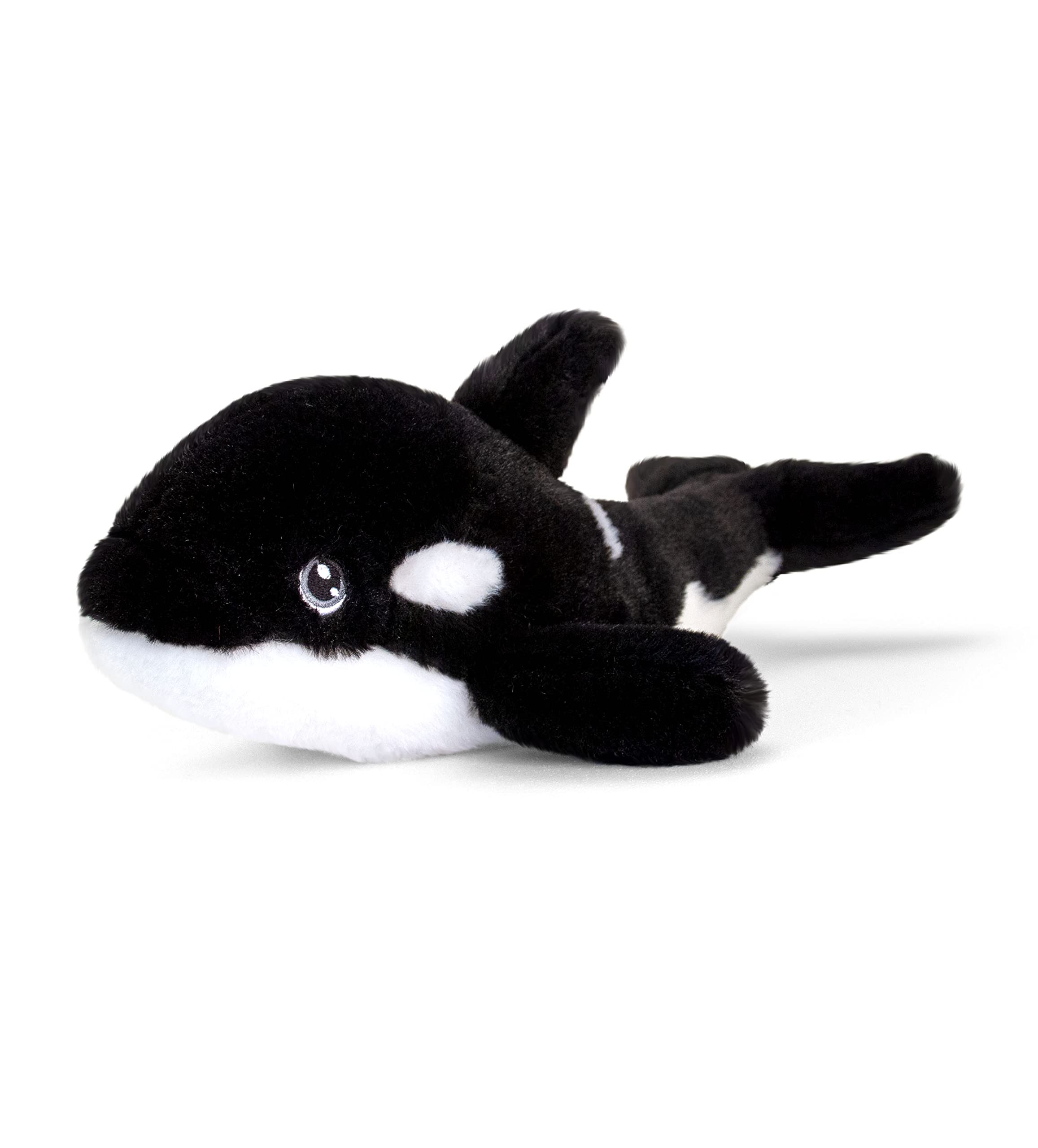 Peluche Panthère Noire 25 Cm – Doudou Écologique 100% Recyclé – Doux, Lavable – Cadeau Enfant Jouet Durable