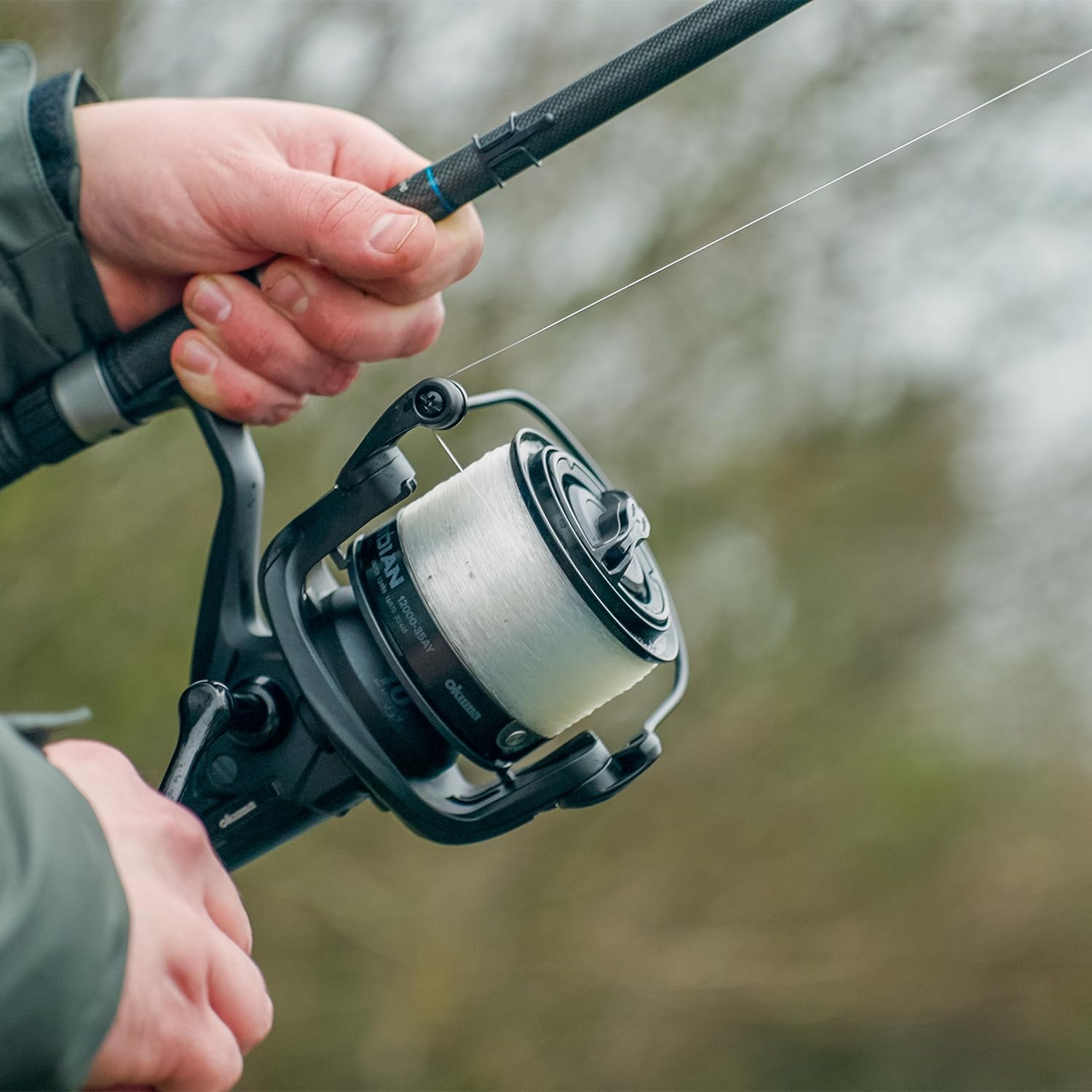 Ridgemonkey FluoroCast Hauptschnur, fluorobeschichtet, 10 kg, 0,42 mm, 1000 m, transparent