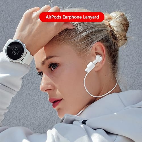 Miniatura 4 de Magnetic Anti-Lost Straps for AirPods,Colorful Soft Silicone Sports Lanyard, Neck Rope Cord