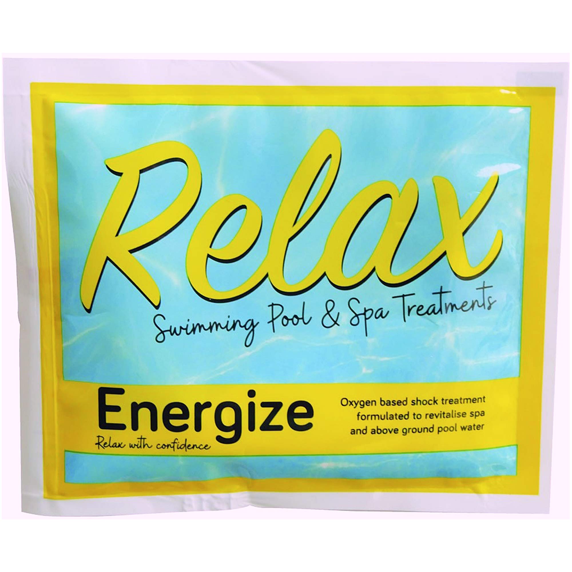 RELAX Energize Shock Treatment Hot Tub Pool Spa Oxidiser Energise Sachets (1 x Energize Sachet)