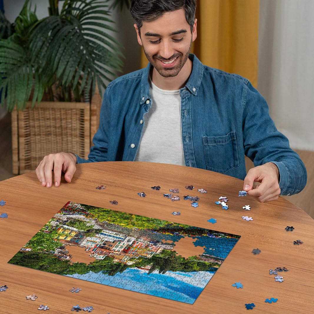 Ravensburger 12000563 - Lago verde vicino a Tragöß - puzzle 1000 pezzi – puzzle adulti e ragazzi da 14 anni, puzzle natura, puzzle paesaggio