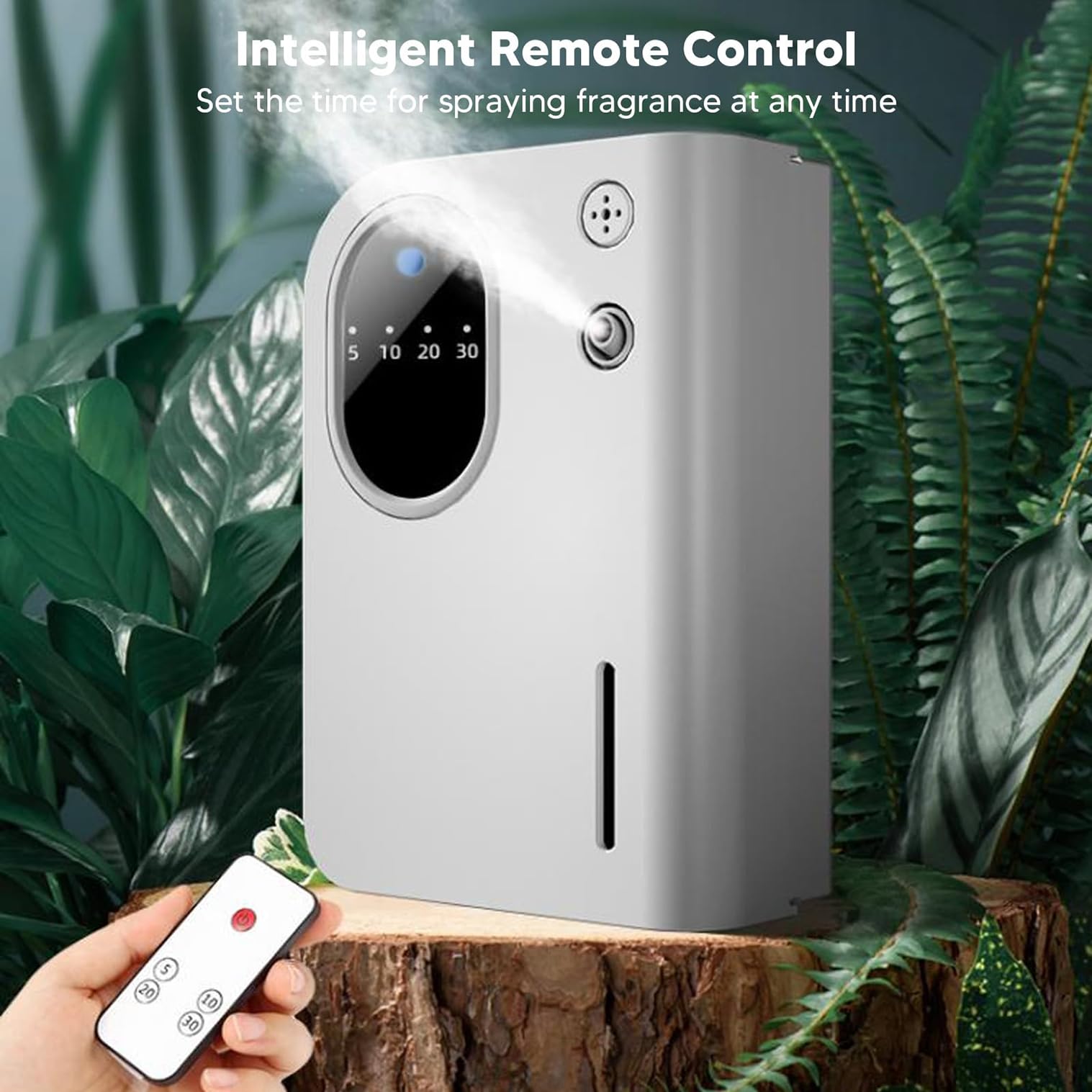 Smart Scent Air Machine, difusor comercial de aceites esenciales con control remoto, cobertura de 500 m³, para el hogar, hotel y oficina