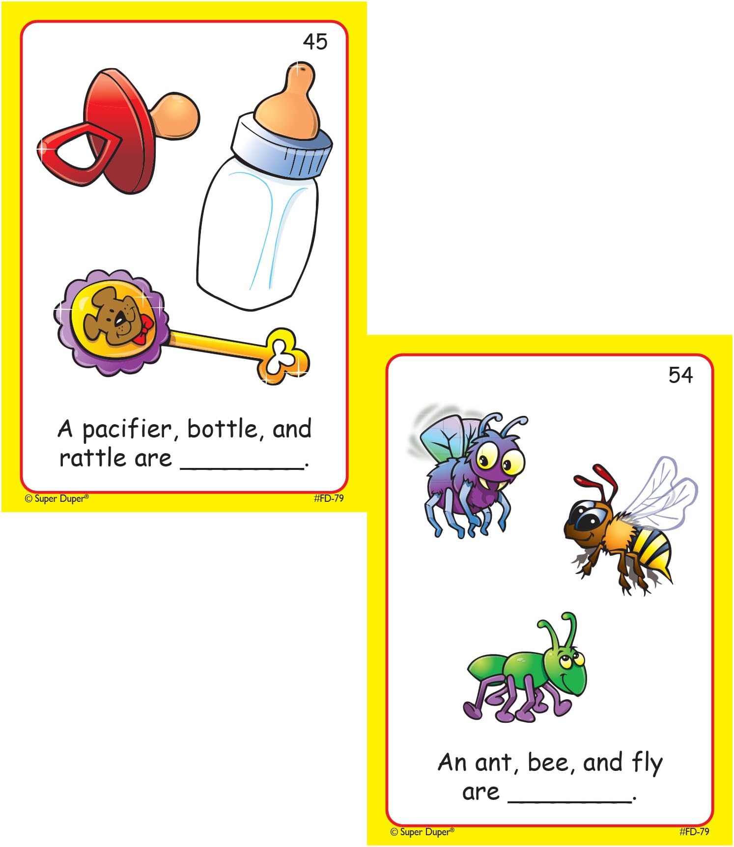 Name That Category! Fun Deck Cards - Super Duper Educational Learning Toy for Kids