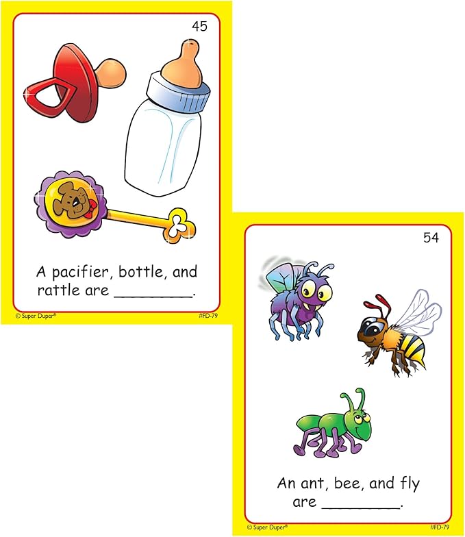 Super Duper Publications Name That Category! Fun Deck Cards - Educational Learning Toy for Kids