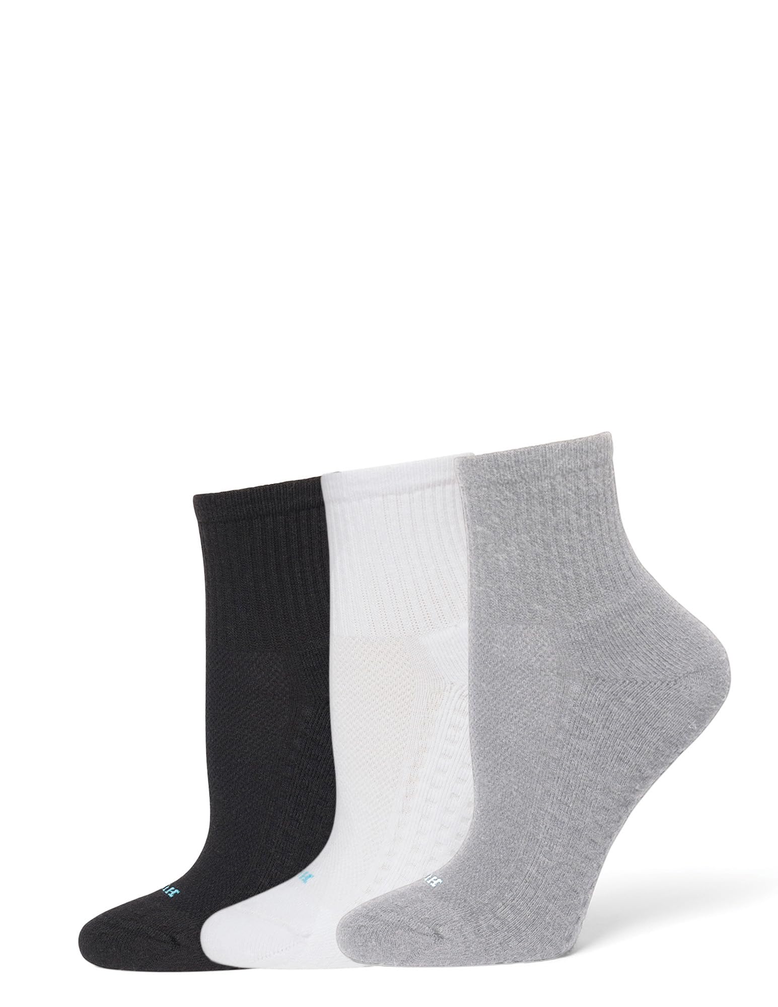 HUE Women's Air Cushion Sport Socks 3 Pair Pack