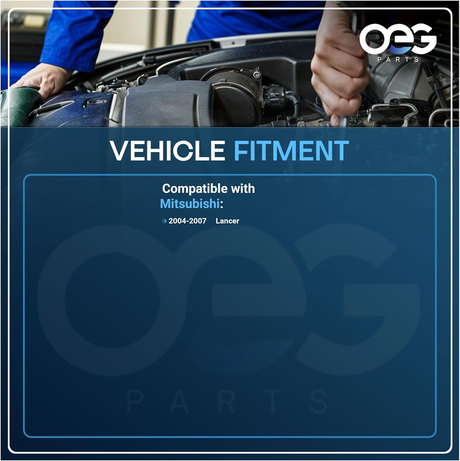 OEG Parts New Window Regulator Rear Passenger Side Right RRH Compatible With Mitsubishi Lancer 2004 2005 2006 2007, MR991330, 749-030, 135-58537RWOM