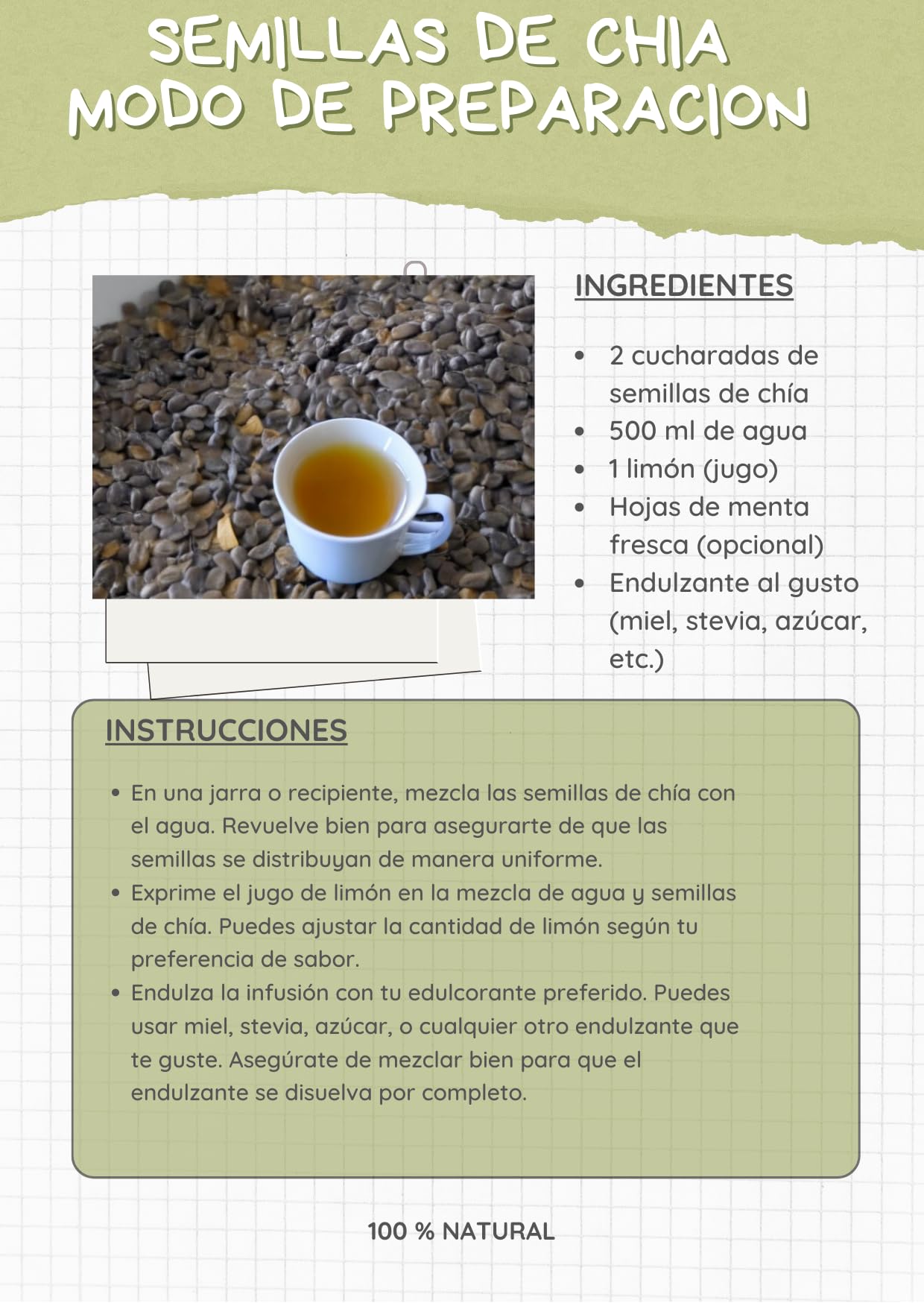 SEMILLAS de CHIA - Las Semillas de Chia - Semillas Chia - Chia Seeds - Chía Semillas - Chia - Chia Ecologica -Chía Semillas -Semillas- Semillas Chia - Semillas de Chia Ecologicas - Semilla Chia.