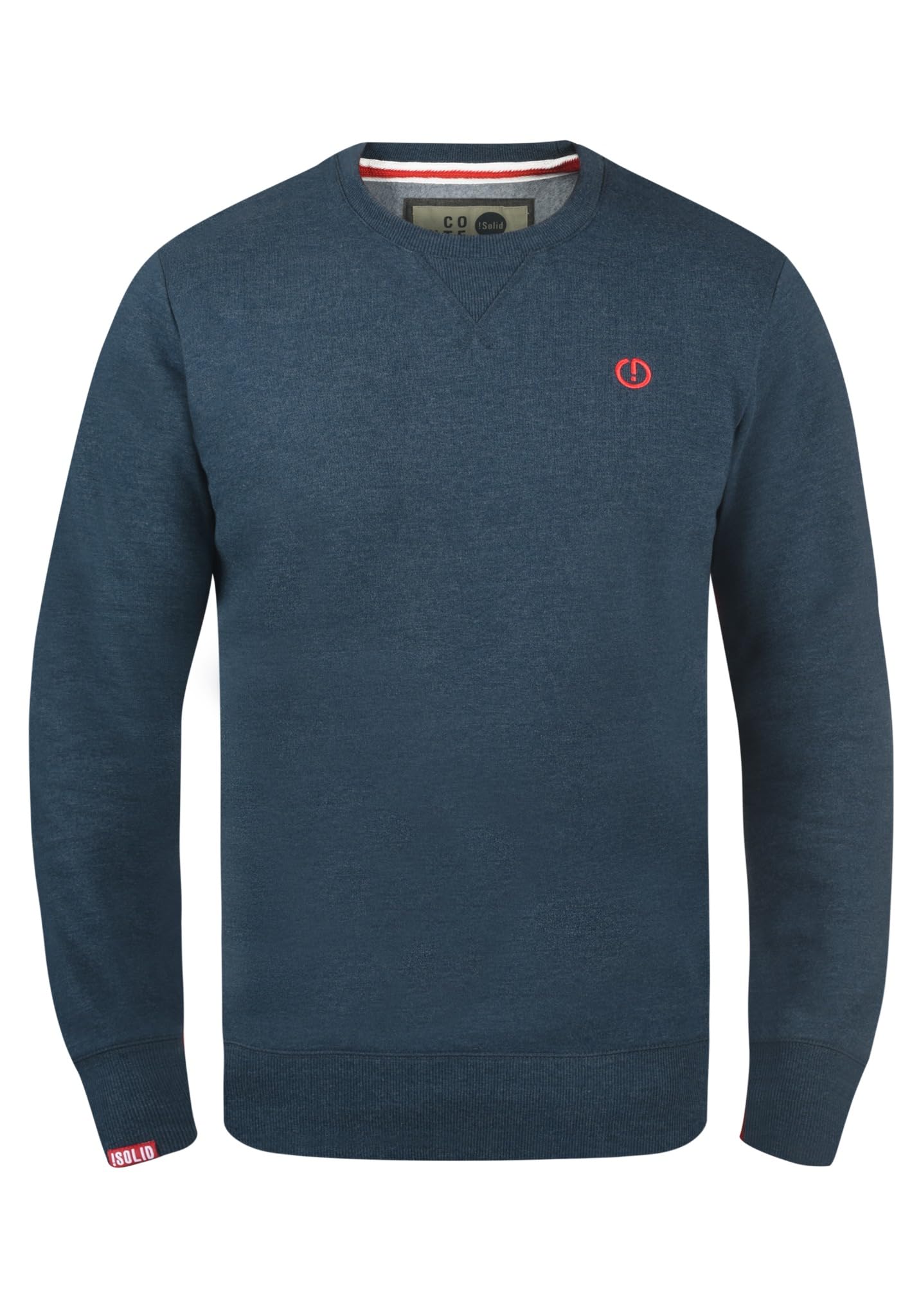 !Solid Benn Felpa Maglione Pullover da Uomo con Girocollo