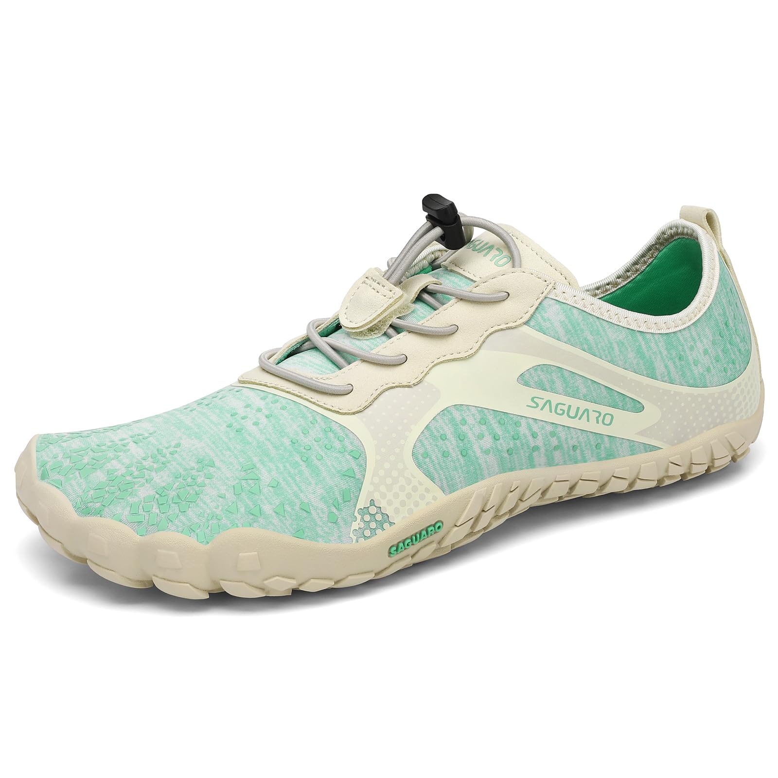 SAGUARO Barefoot Shoes Uomo Donna Scarpe Barefoot - Scarpe Minimaliste Scarpe da Palestra - Traspiranti Scarpe da Scoglio - Punta Larga e Suola a Goccia Zero Nero Fumoso,Gr.35-48 EU