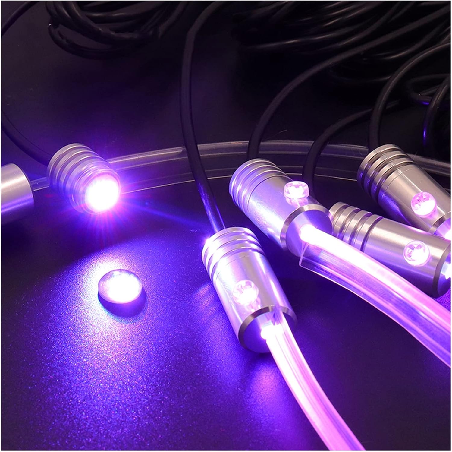Interior Car Lights 4/5/6 in 1 Car Atmosphere LED Lights Interior Light Decorative Band 8M Strip (Color : RGB Emitting Color : 4 in 1) (RGB 4 in 1)