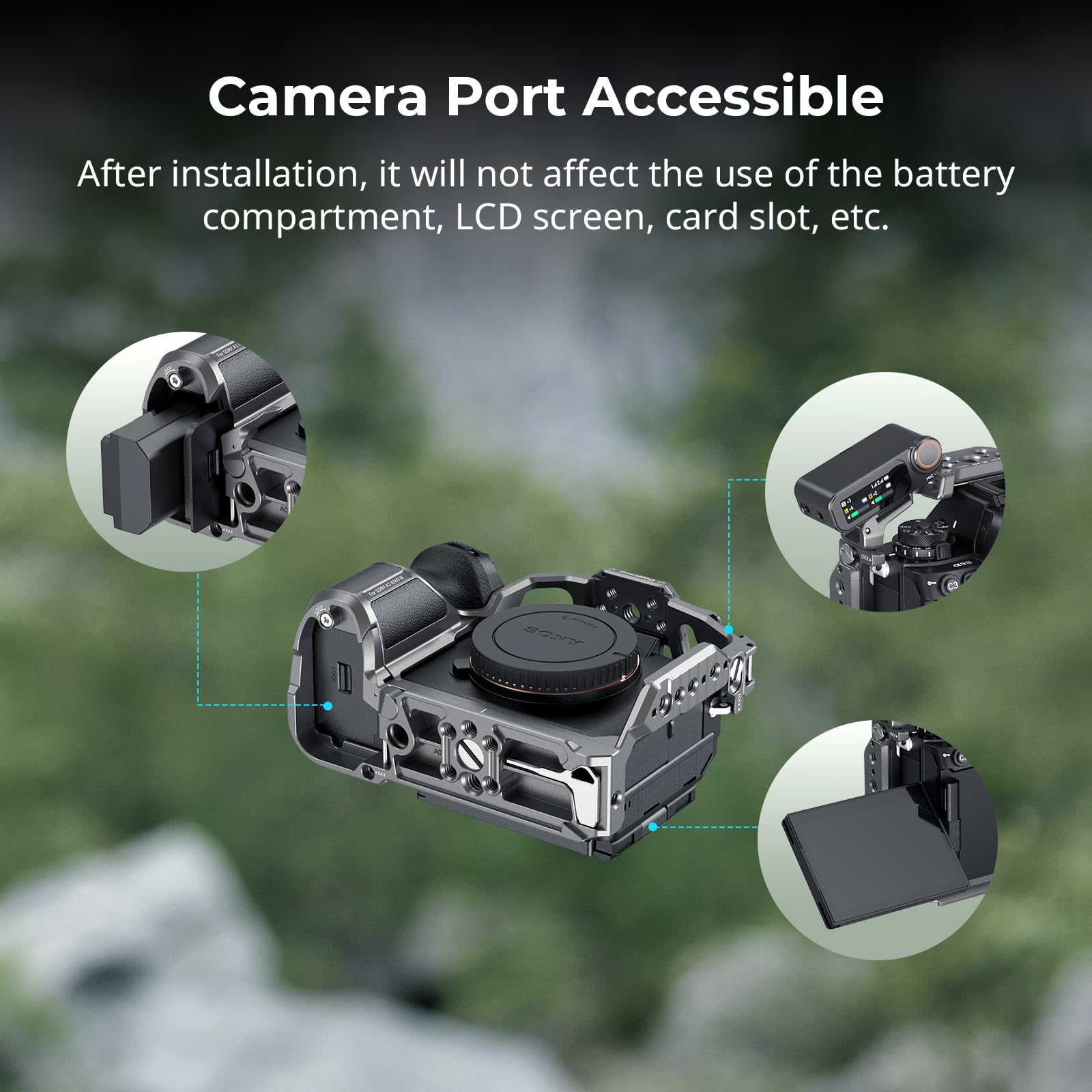 SmallRig Cage for Sony Alpha 1 II/Alpha 9 III 5187 : Amazon.in