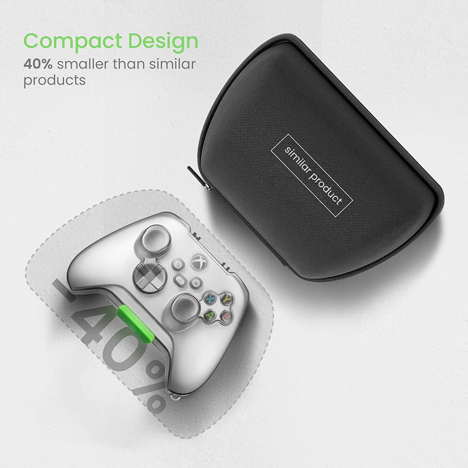 tomtoc Copertura Custodia per controller wireless Xbox, custodia protettiva rigida per controller e telecomandi wireless Microsoft Xbox Series X/S 2020