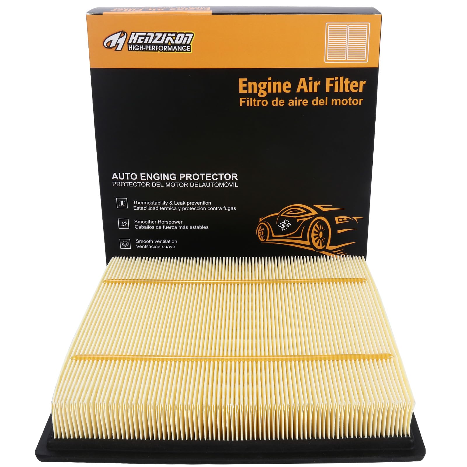 Engine Air Filter for 2009-2021 F-150, 2007-2021 Expedition, 2008-2016 F-250/F-350 Super Duty, and 2007-2021 Navigator |7C3Z-9601-A ， 7C3Z-9601-C